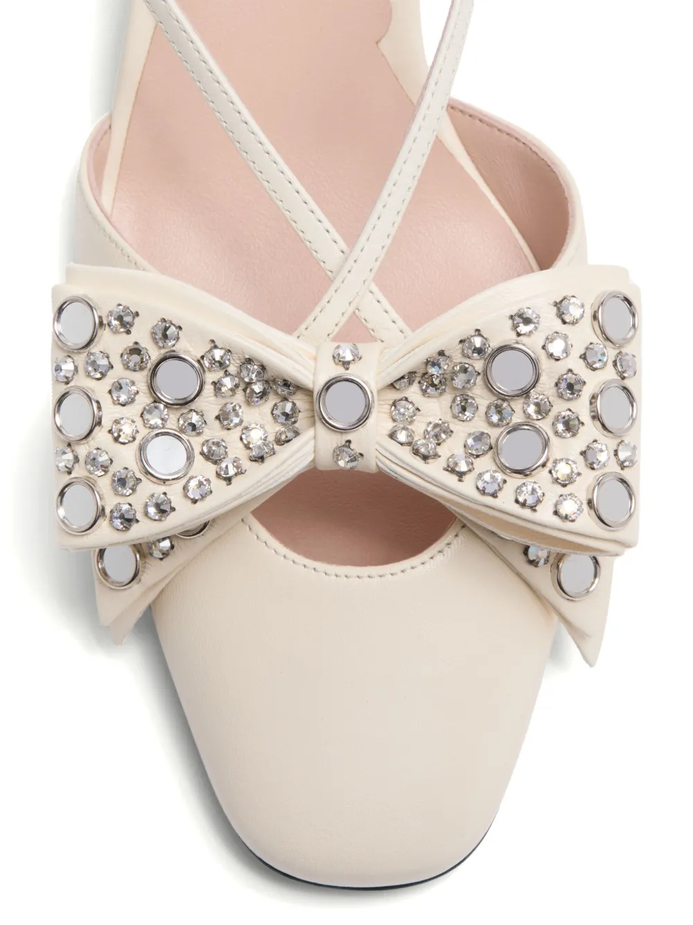 45mm Bowow slingback pumps