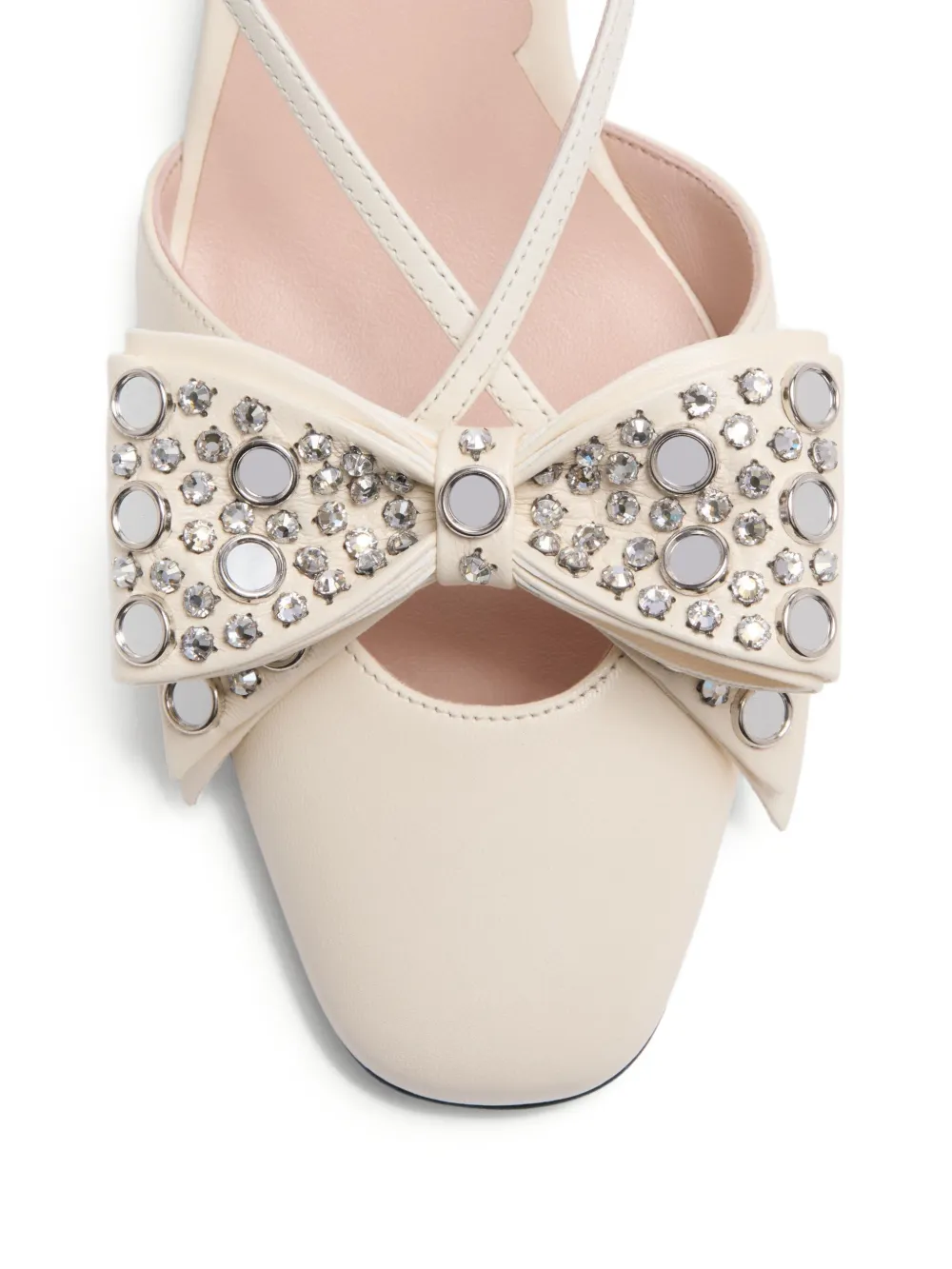 45mm Bowow slingback pumps