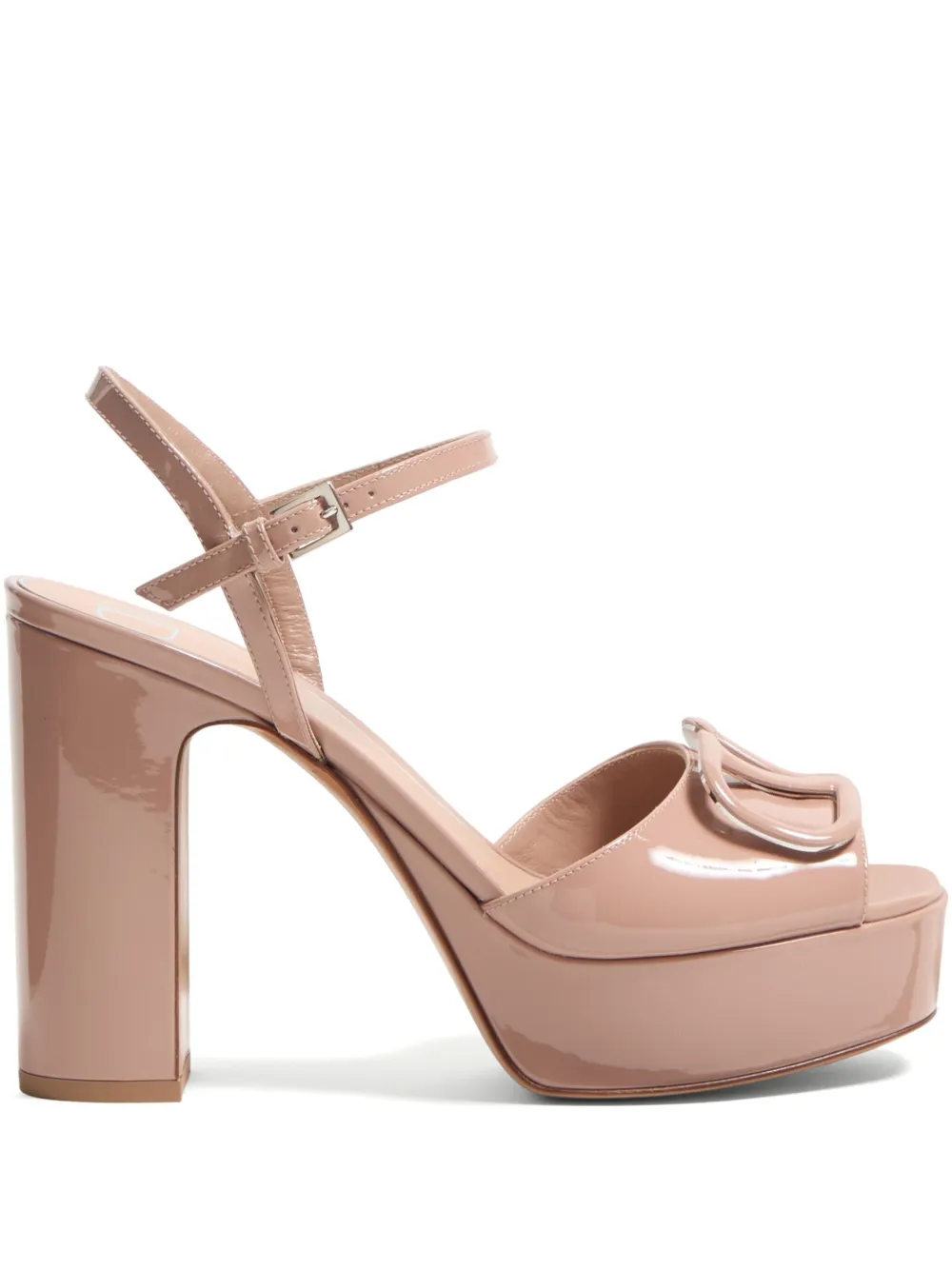 Valentino 115mm Vlogo Signature Sandals In Pink