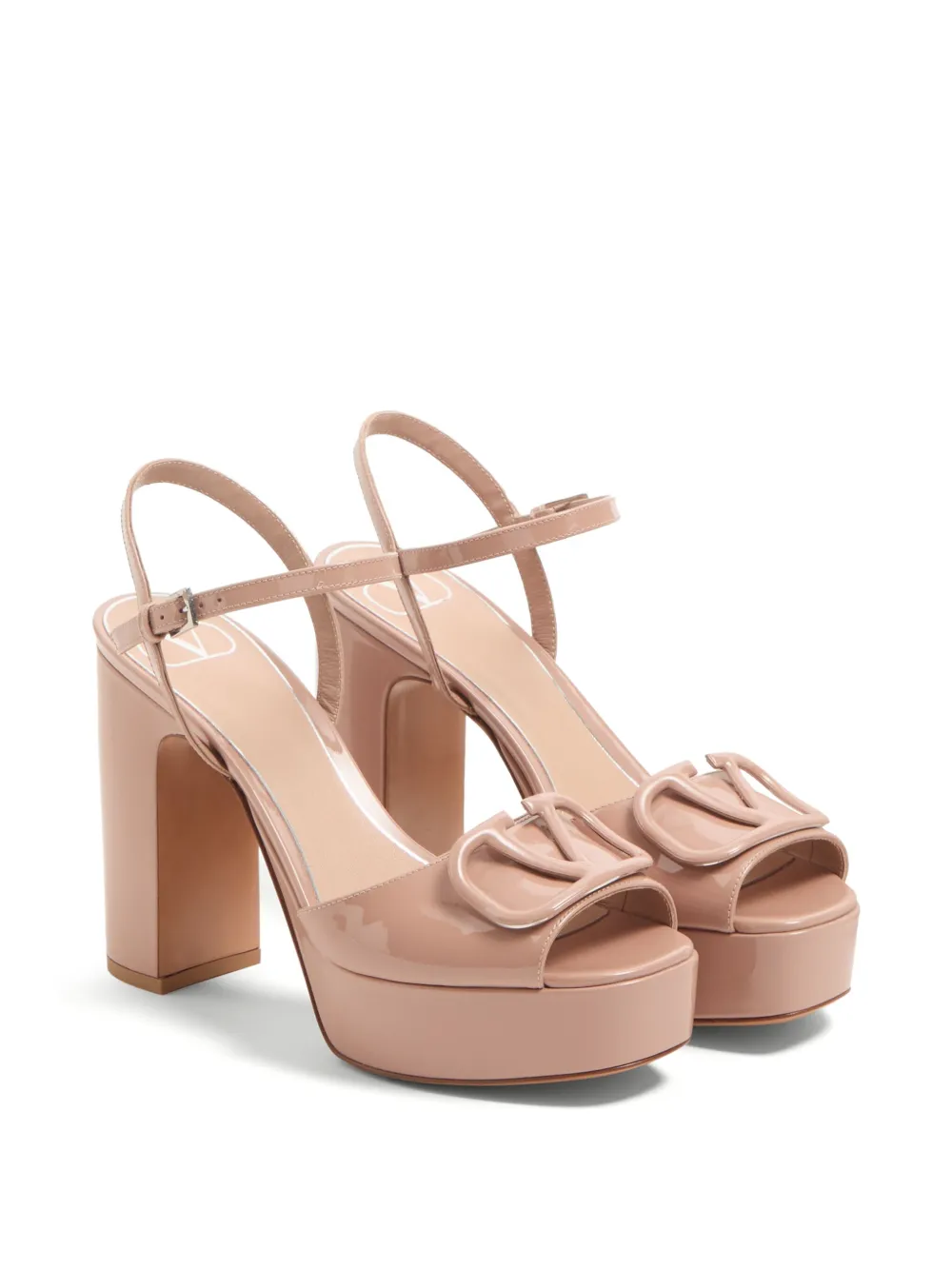 Valentino 115mm Vlogo Signature Sandals In Pink