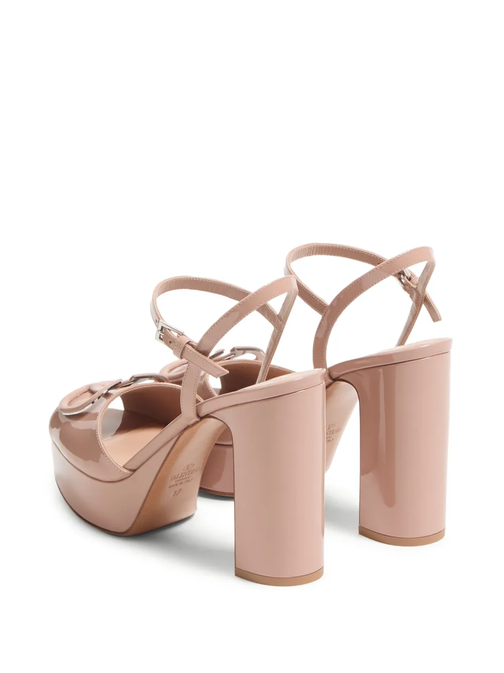 Valentino 115mm Vlogo Signature Sandals In Pink
