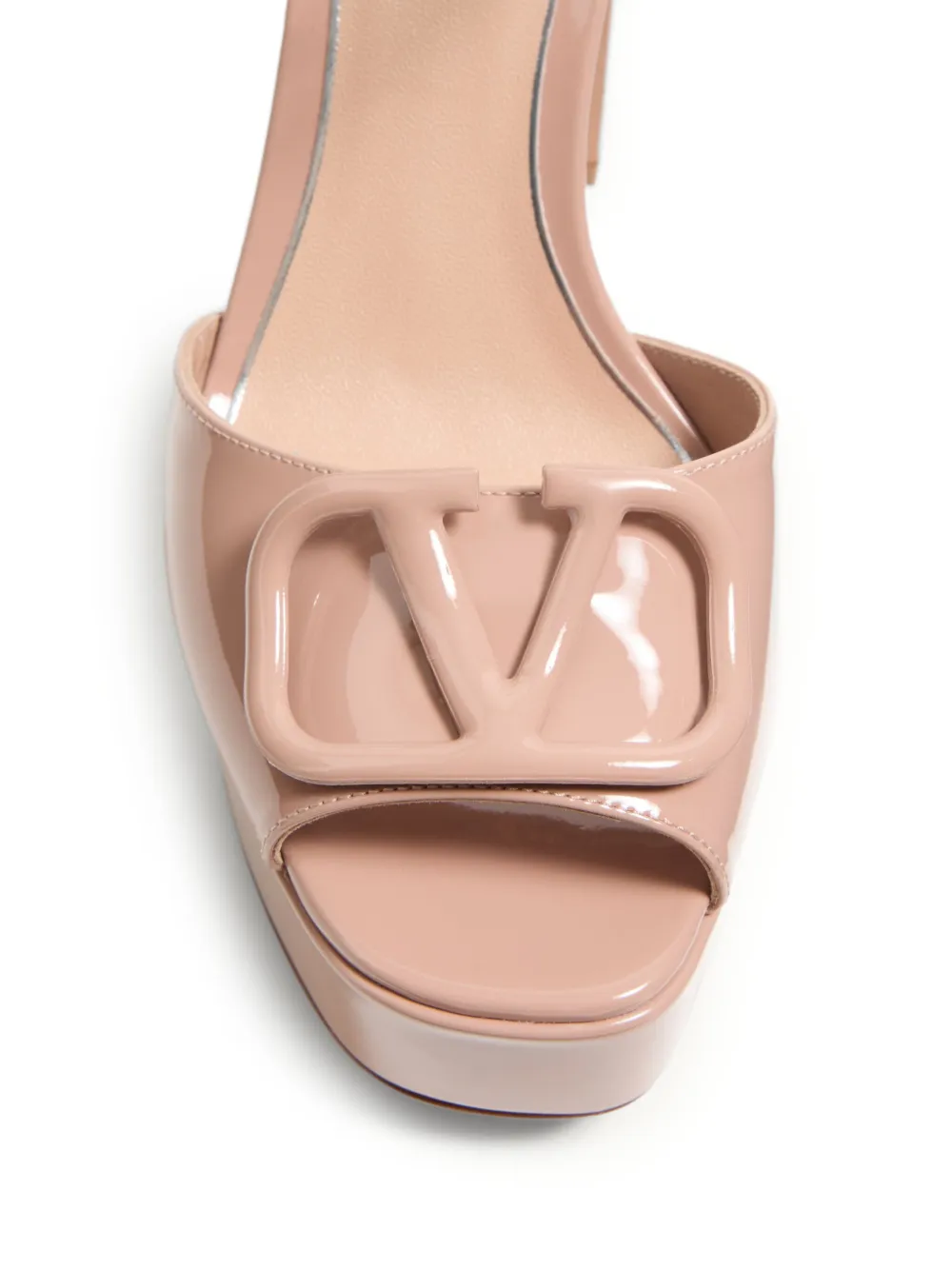 Valentino 115mm Vlogo Signature Sandals In Pink