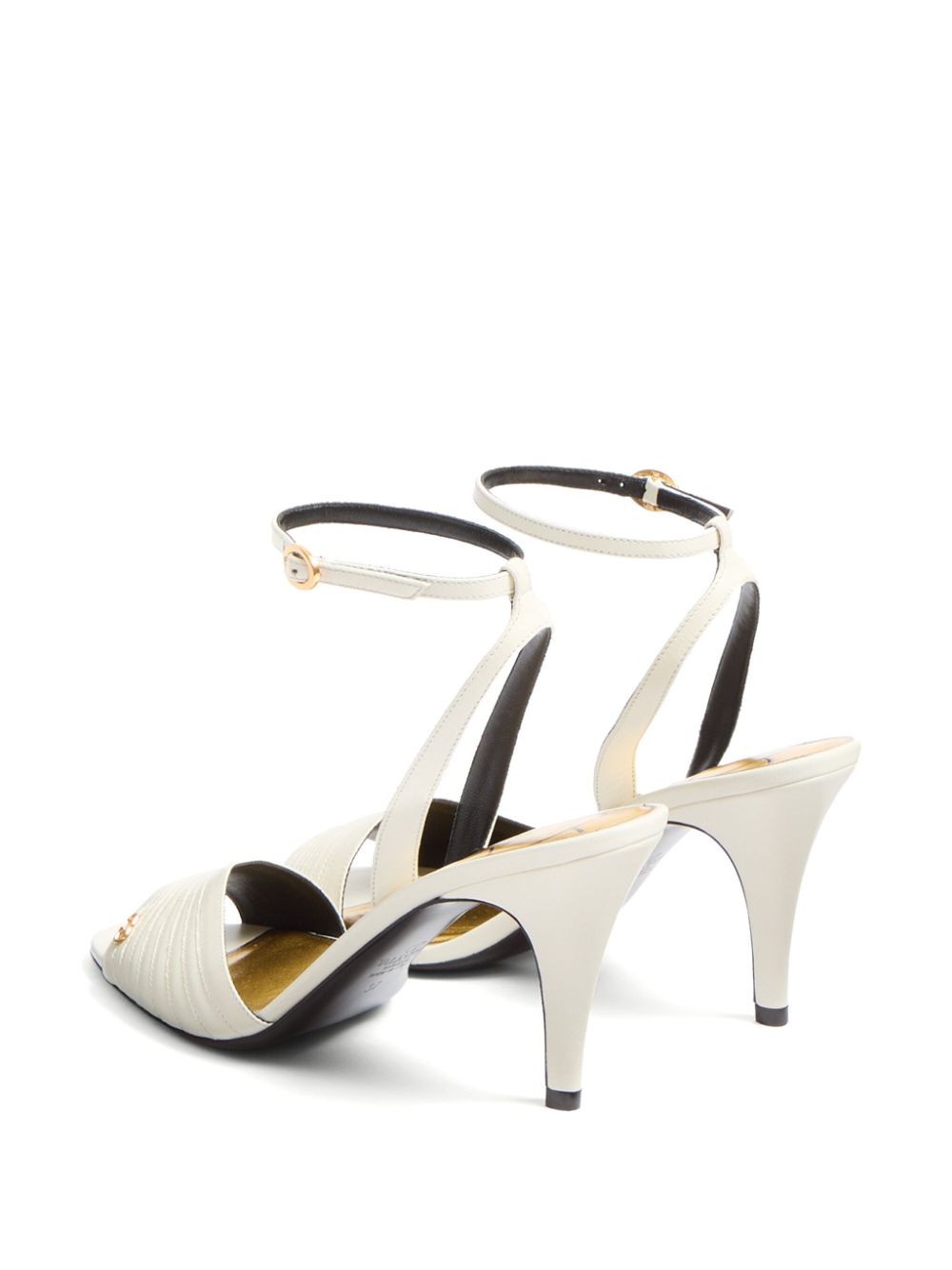 Valentino Garavani 85mm Ladycrush sandals White