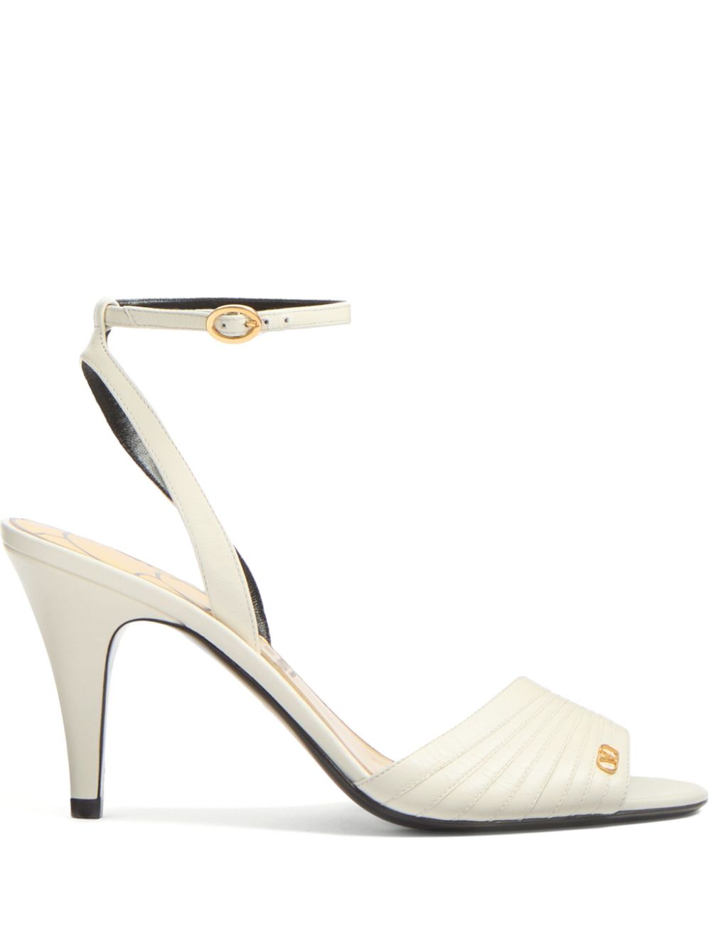 Valentino Garavani 85mm Ladycrush sandals White