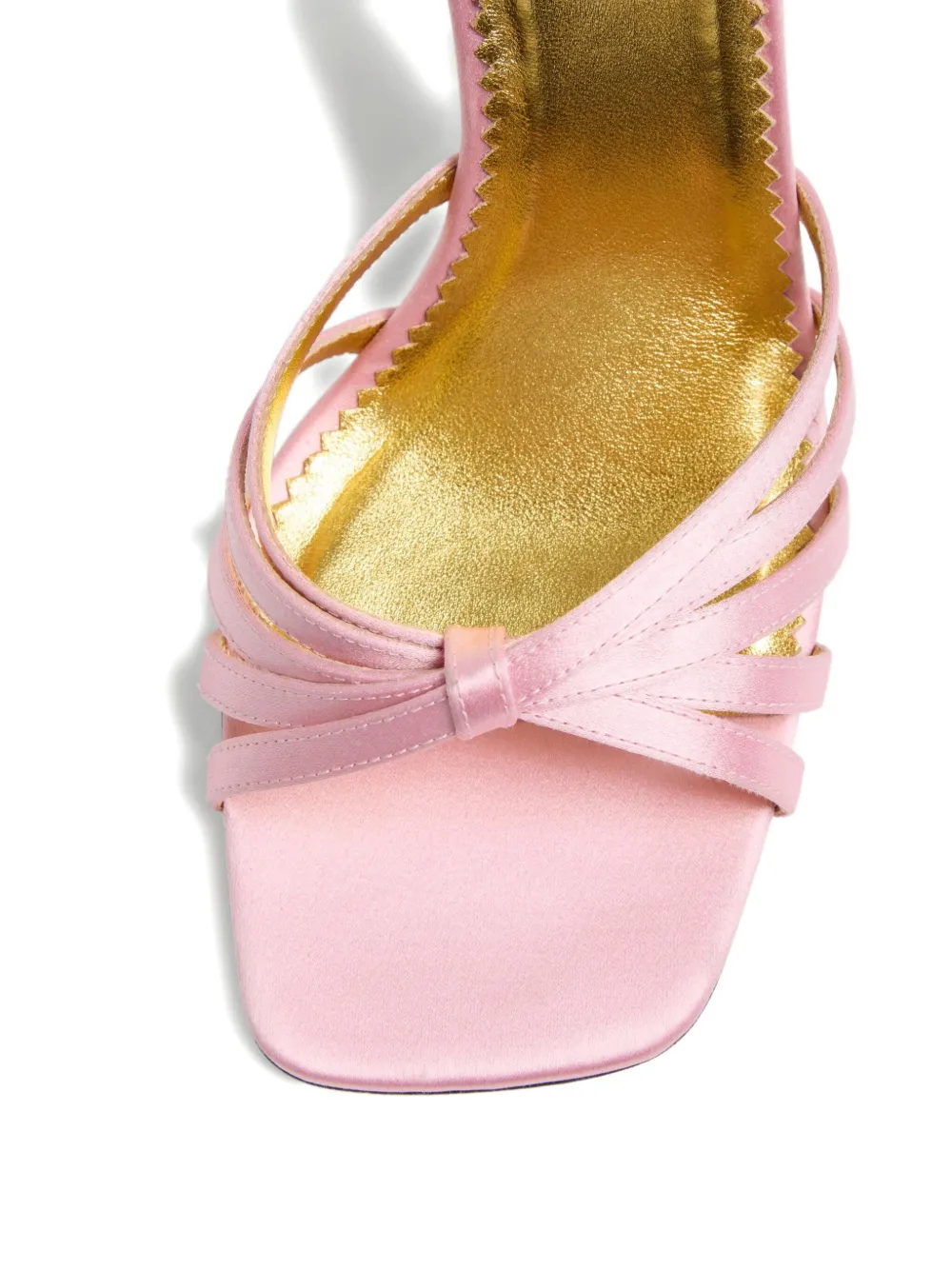Valentino Garavani 90mm Preshoes satijnen sandalen Roze