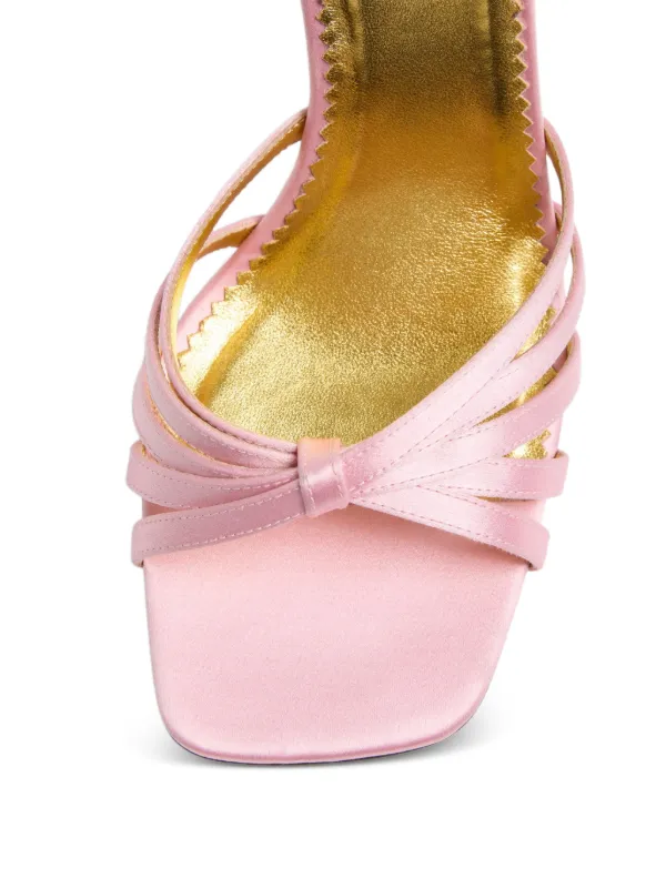 Valentino Garavani Preshoes Satin Sandals With Crystals 90mm