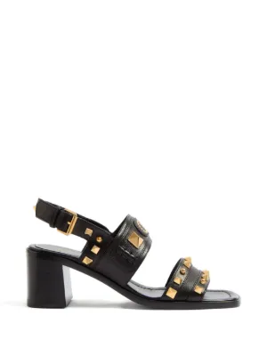 Valentino Garavani ロックスタッズ 100 ウェッジサンダル | ゴールド