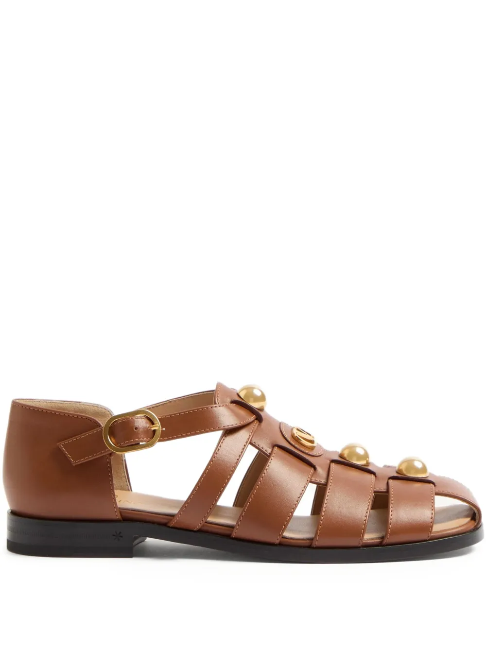 Valentino Garavani 20 mm VLogo Signature sandalen Bruin