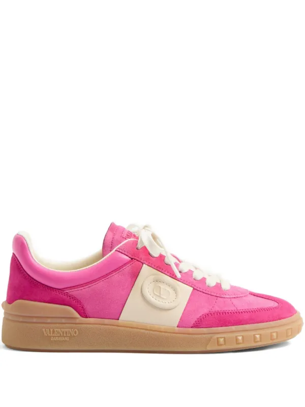 Valentino Garavani Upvillage Crosta Sneakers Pink FARFETCH IN