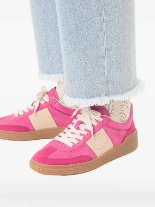 Valentino Garavani Upvillage Crosta Sneakers | Pink | FARFETCH ZA