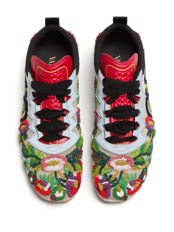 Valentino Garavani Chromathon Embroidered Sneakers