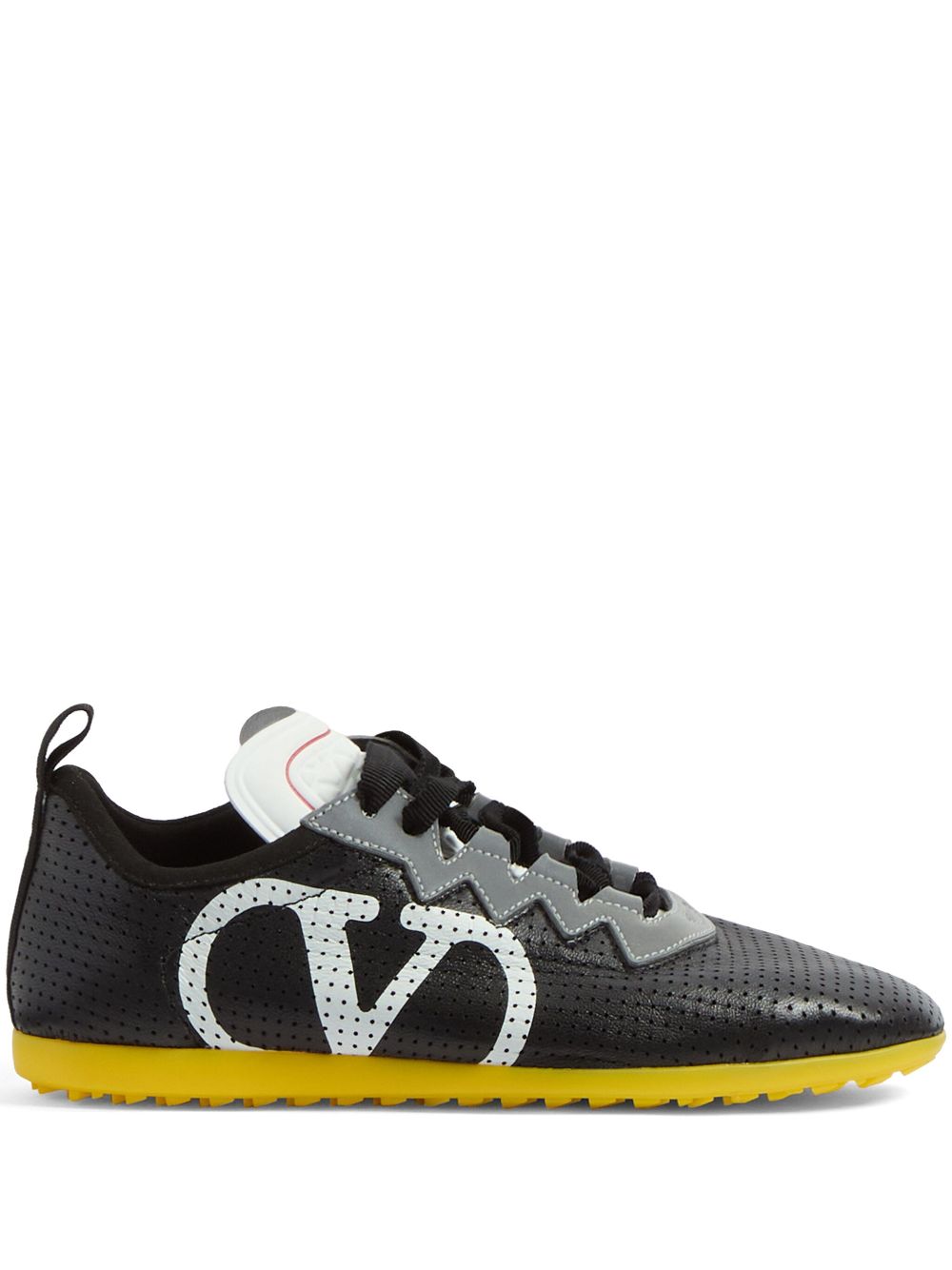 Chromathon perforated leather sneakers