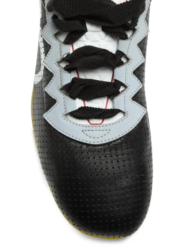 Valentino Garavani Chromathon Perforated Sneakers | Black | FARFETCH