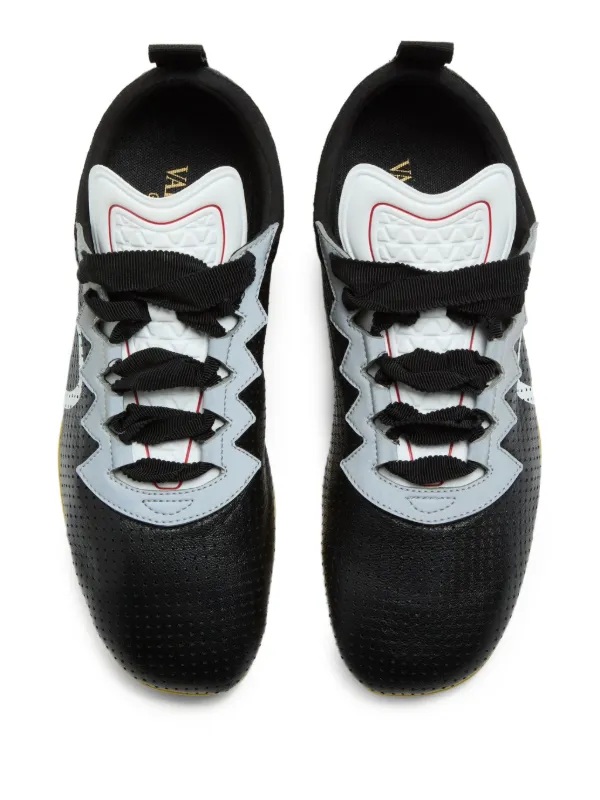 Valentino Garavani Chromathon Perforated Sneakers | Black | FARFETCH