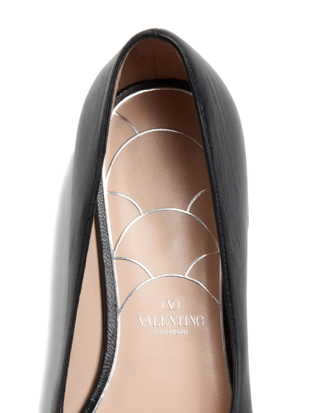 Valentino Garavani 20mm Mary Jane Ballerina Shoes | Black