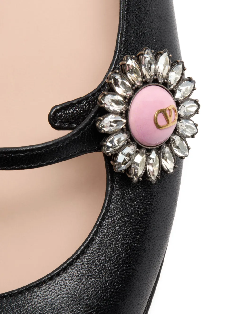 Valentino Garavani 20mm Mary Jane ballerina shoes Black