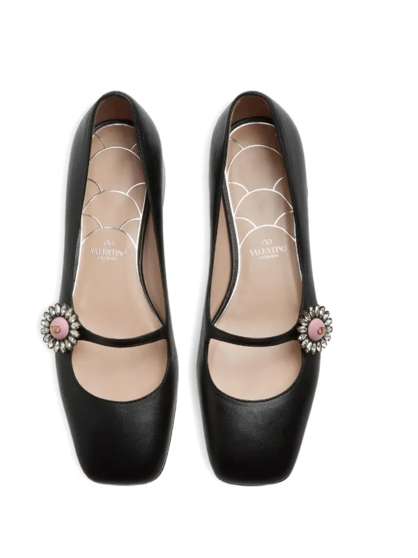 Valentino Garavani プレシューズ メリージェーン フラットシューズ