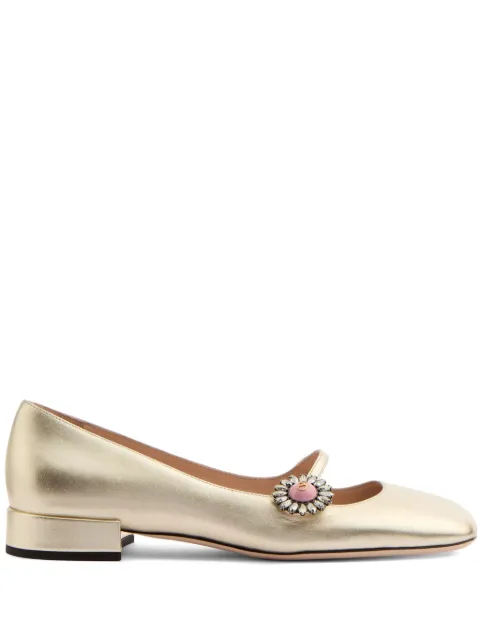 Valentino Garavani floral appliqué ballerina shoes
