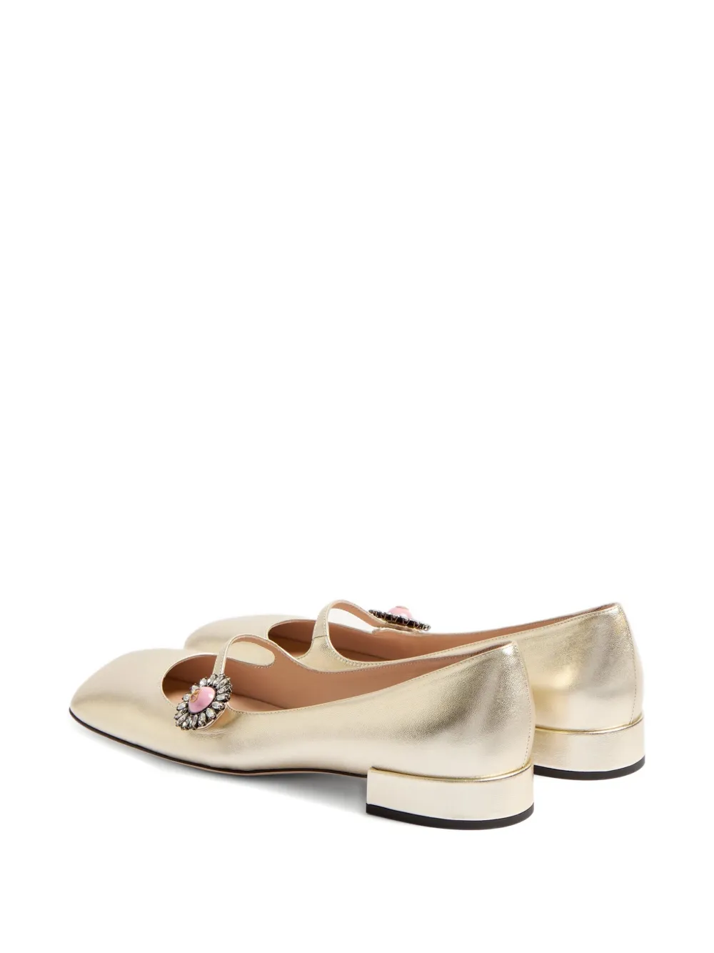 Valentino Garavani 20 mm Mary Jane ballerina's Goud