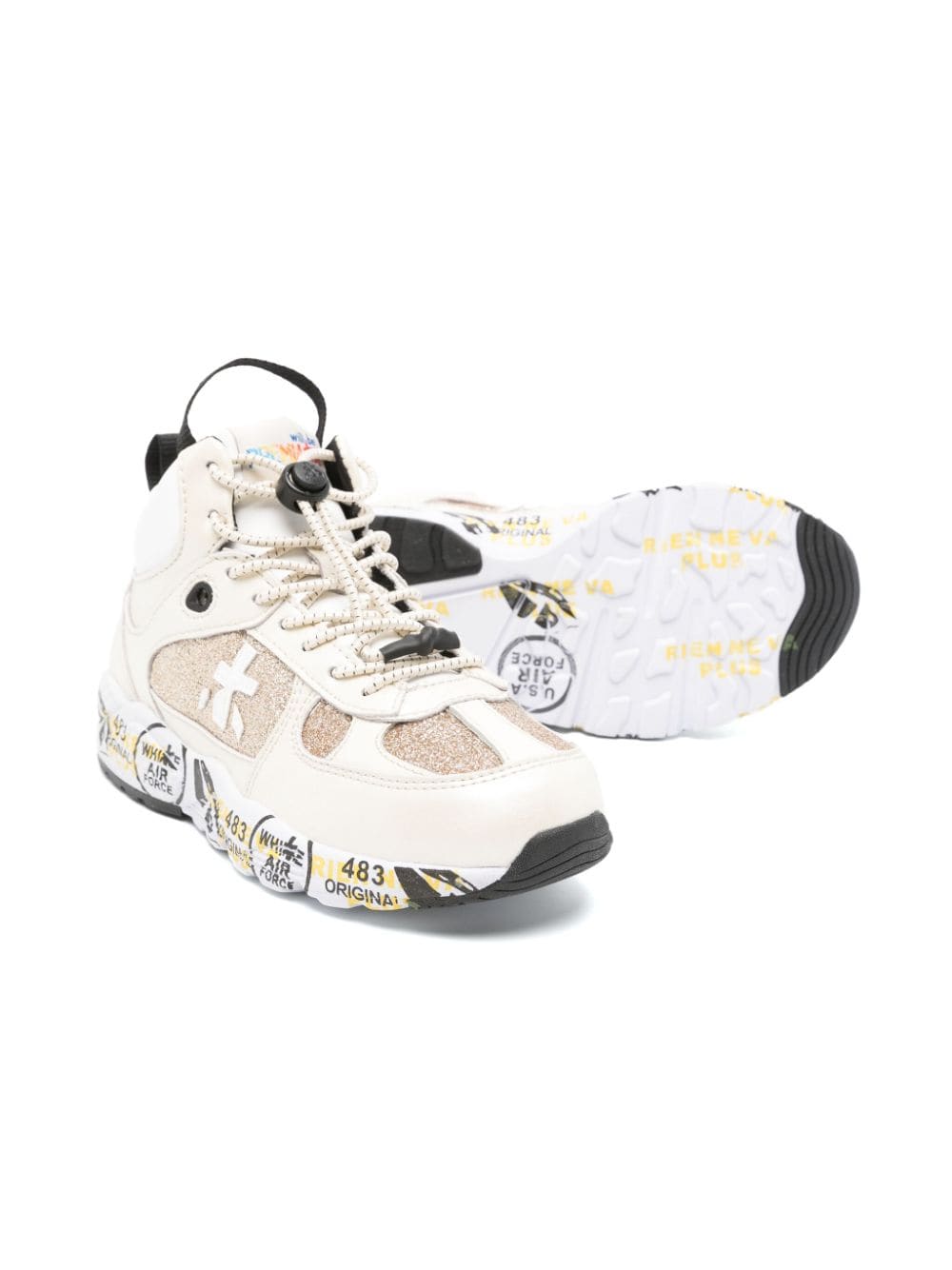 Premiata Kids Diva sneakers Gold