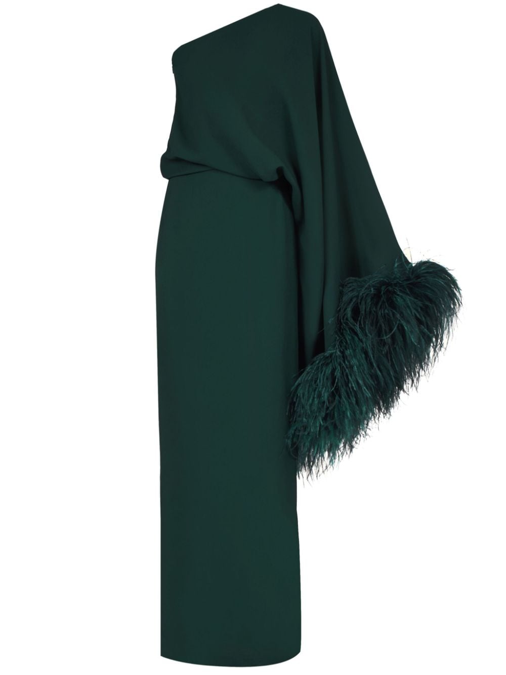 Taller Marmo Feathered Eternity maxi dress - Verde