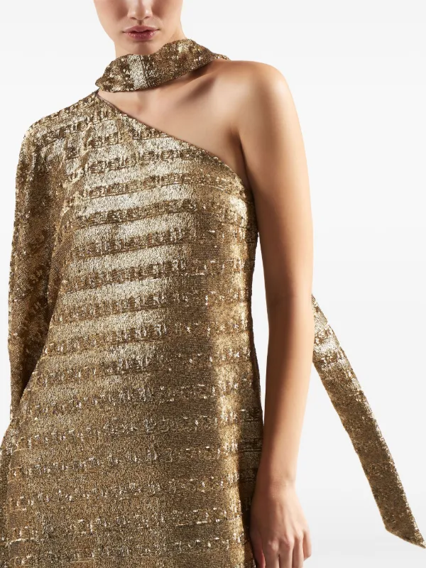 Taller Marmo Gilded Ubud Maxi Dress | Gold | FARFETCH
