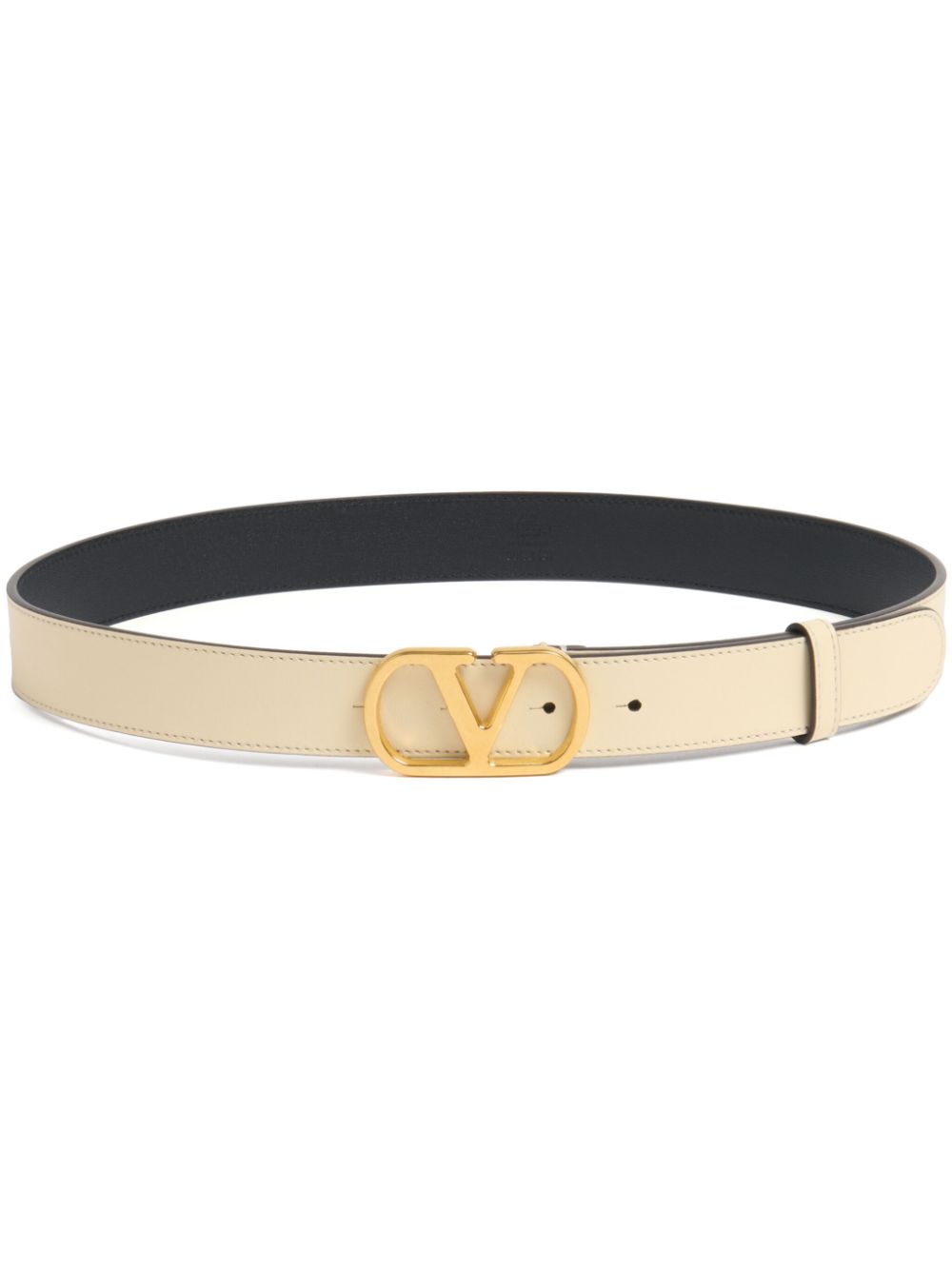 Valentino Garavani 30mm VLogo Signature riem Beige