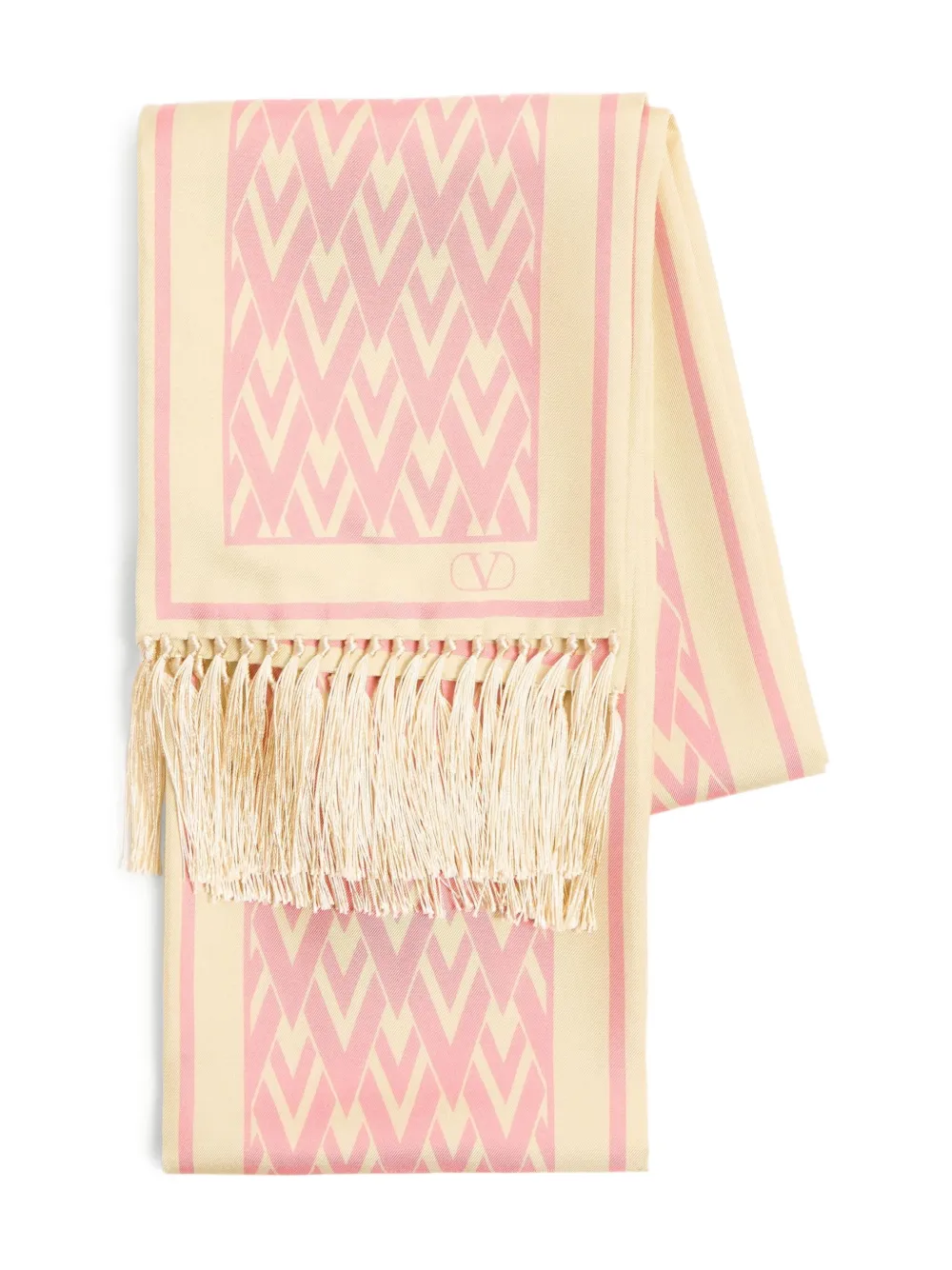 Valentino Garavani Toute La V bandeau sjaal Beige