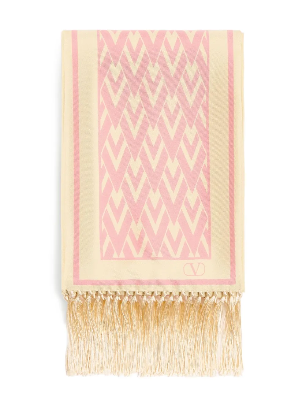 Valentino Garavani Toute La V bandeau sjaal Beige