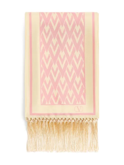 Valentino Garavani mascada estilo bandeau Toute La V