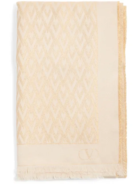 Valentino Garavani Toute La V silk stole