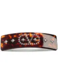 Valentino Garavani VLogo Signature hair clip - Brown