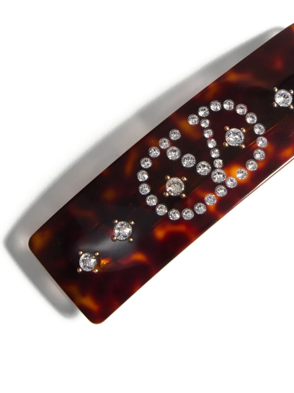 Valentino Garavani Vロゴ シグネチャーヘアクリップ | ブラウン