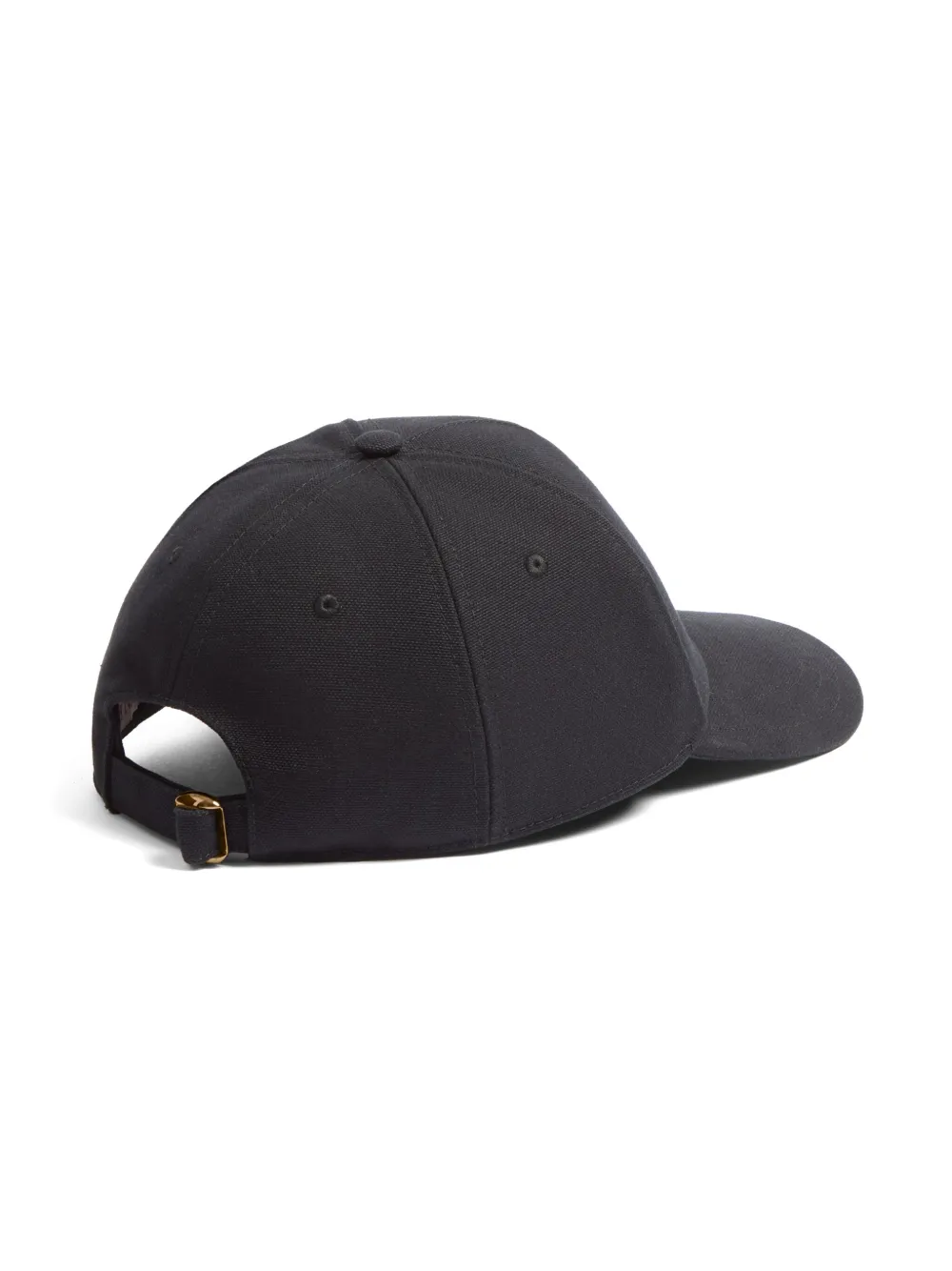Valentino Garavani Black Baseball Cap With Butter Logo In Adjustable Cotton Women In Black