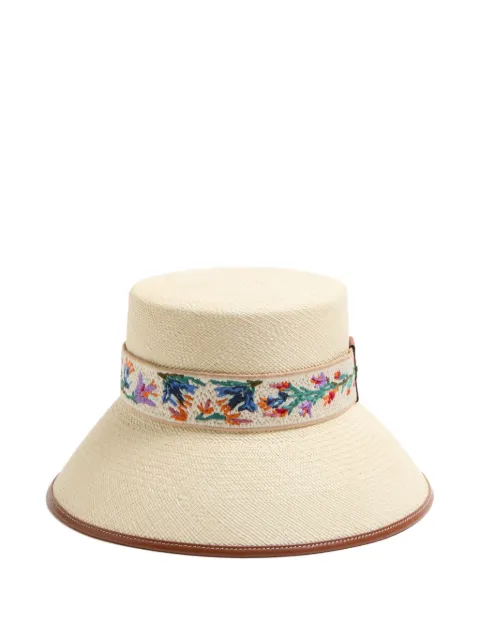 Valentino Garavani Antibes straw bucket hat