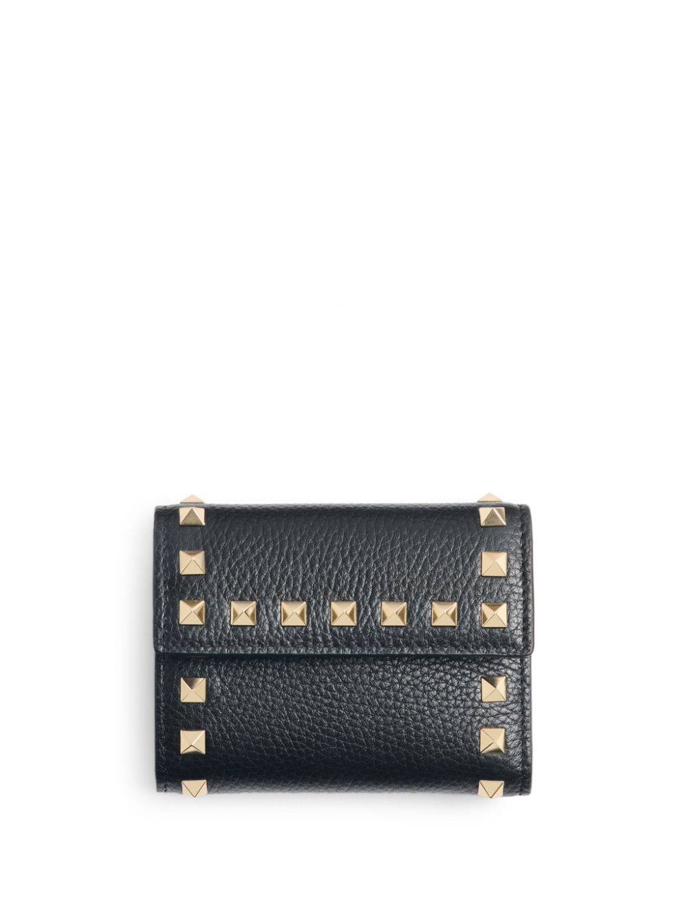 Valentino Garavani Rockstud trifold wallet – Black