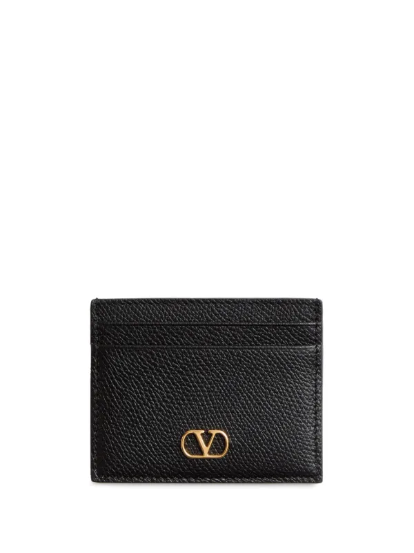 ▼ VALENTINO Vロゴシグネチャーカードホルダー Vロゴ シグネチャー カードホルダー for メンズ インチ ブラック