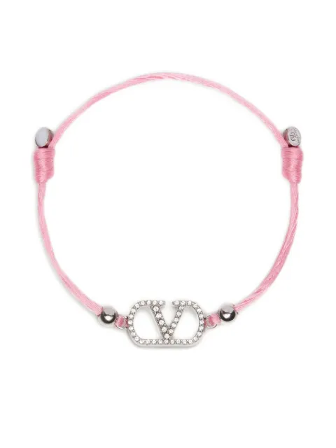 Valentino Garavani Vlogo Signature cotton bracelet