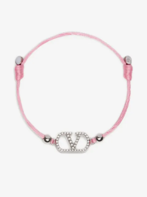 Valentino Garavani Vlogo Signature cotton bracelet