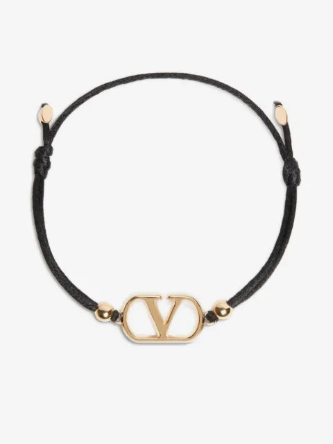 Valentino Garavani Vlogo Signature cotton bracelet