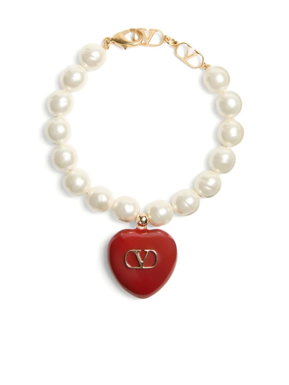 Valentino Garavani Coeur Royal bracelet | Neutrals | Image 1