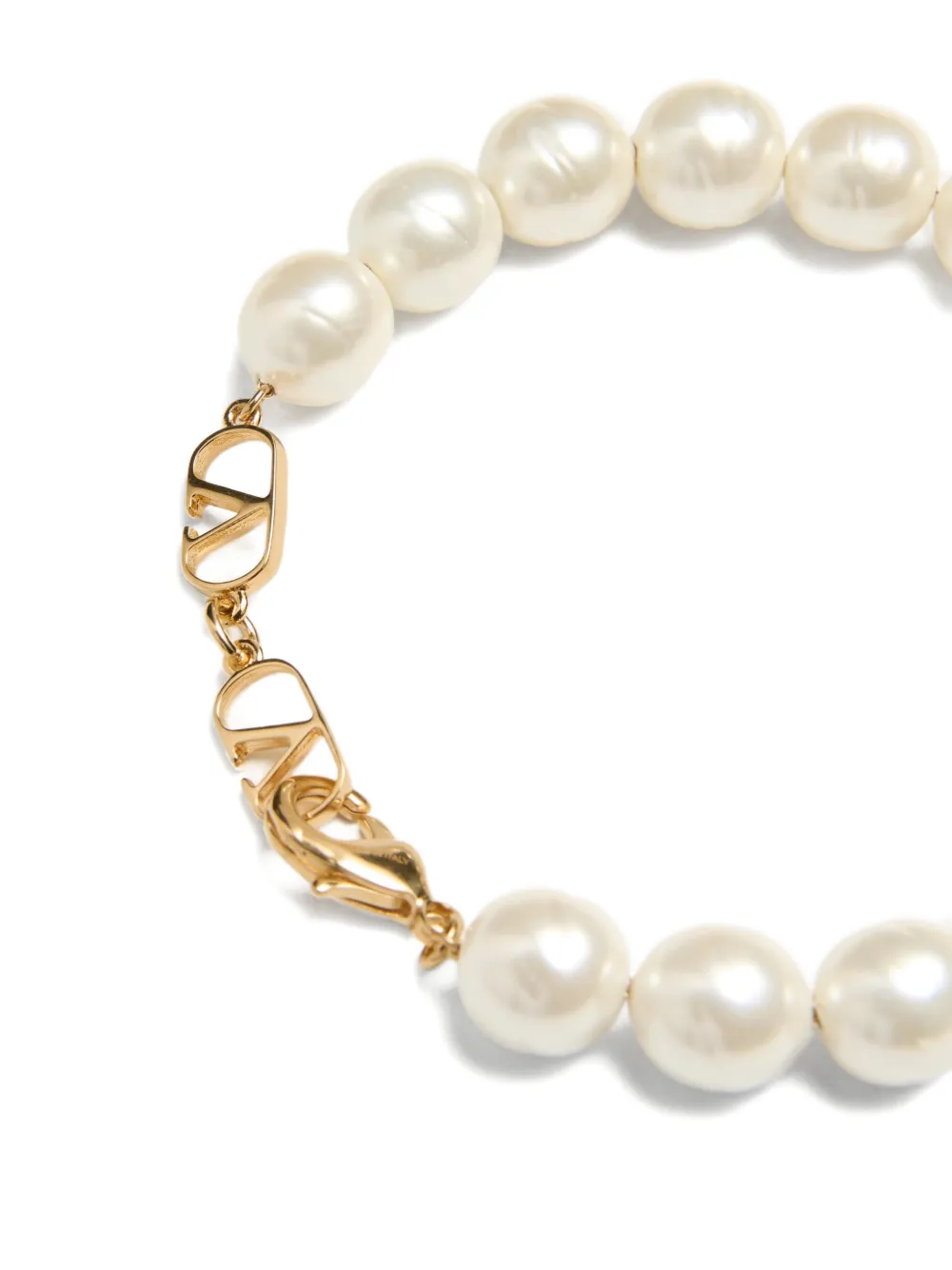  Valentino Garavani Coeur Royal Bracelet - Neutrals 