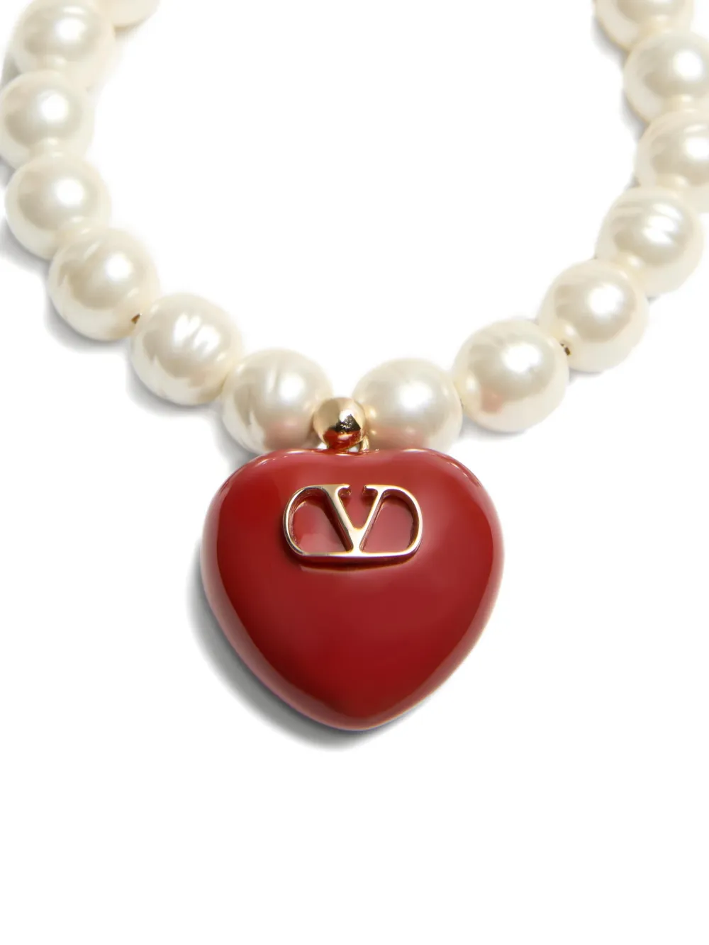  Valentino Garavani Coeur Royal Bracelet - Neutrals 