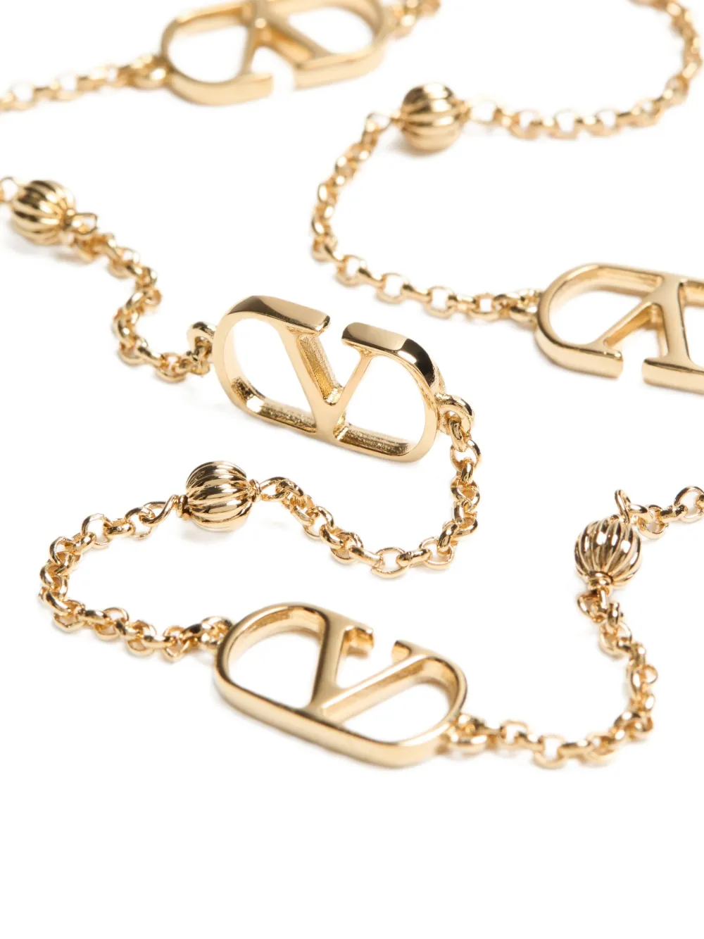 Valentino Garavani Vlogo necklace - Goud