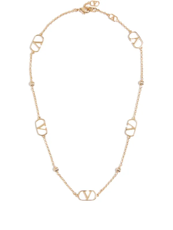 【関税&送料込】Valentino Garavani Collana Valentino Garavani Collana VLOGO Signature | Oro | FARFETCH IT