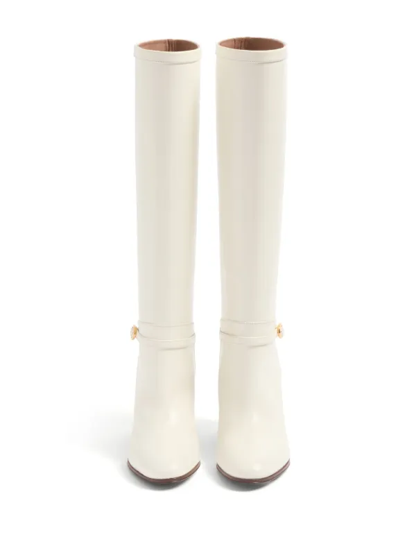 White valentino boots discount