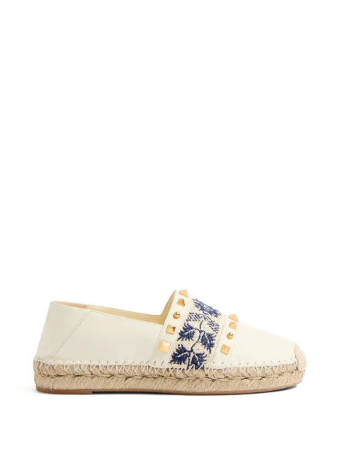 Valentino Garavani Espadrille com bordado de uva e salto 20mm
