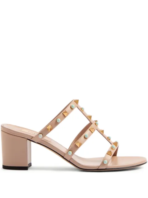 Valentino Garavani sandalias Rockstud con tacón de 60mm y apliques