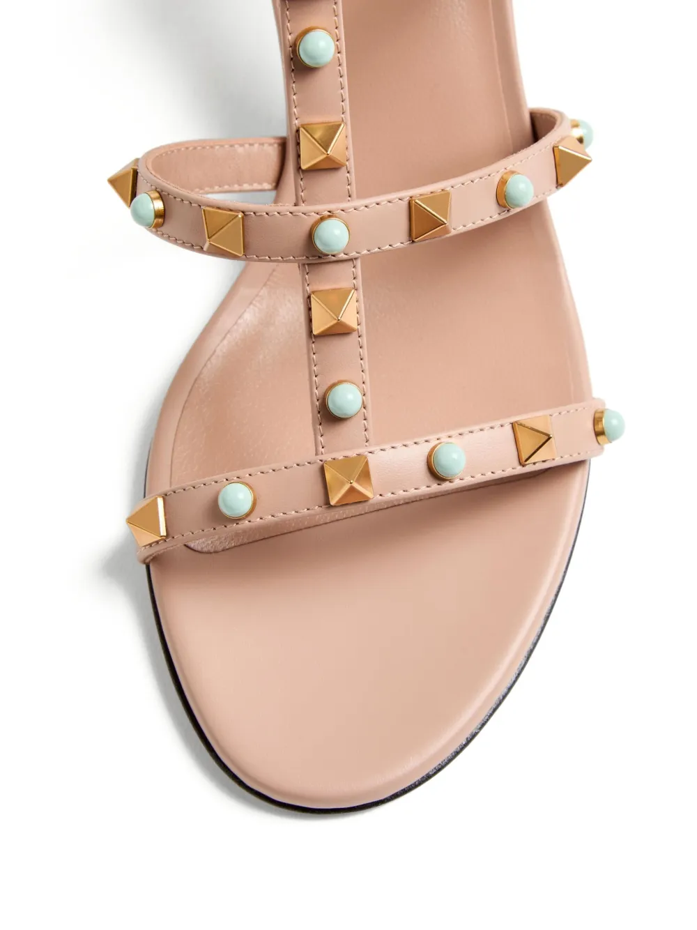 Valentino Garavani 60 mm Rockstud verfraaide sandalen Roze