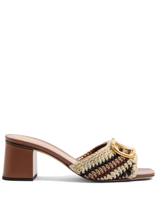Sandales VLogo Signature 60 mm à broderies - Valentino Garavani - Modalova